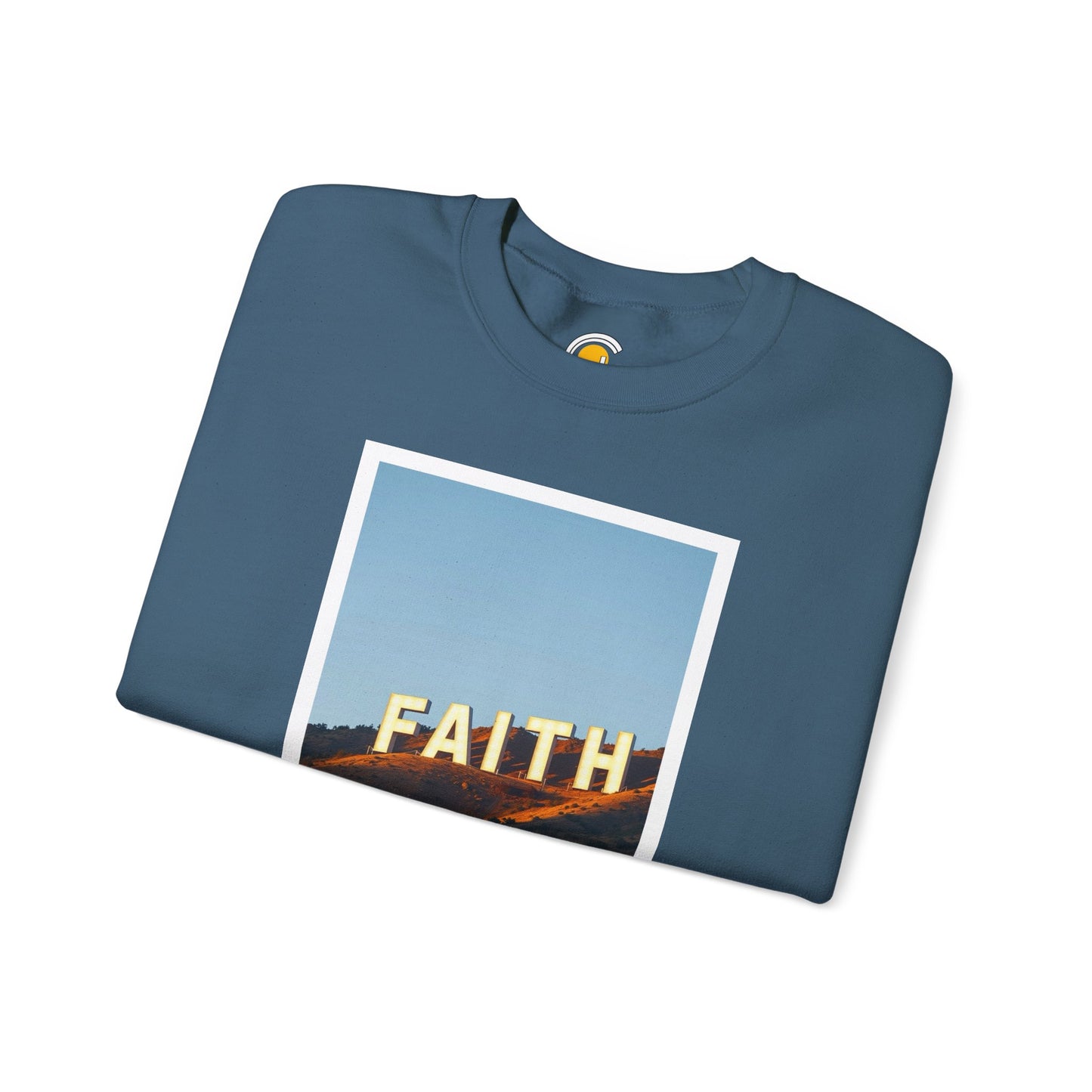 Faith Can Move Mountains Polaroid Sweatshirt