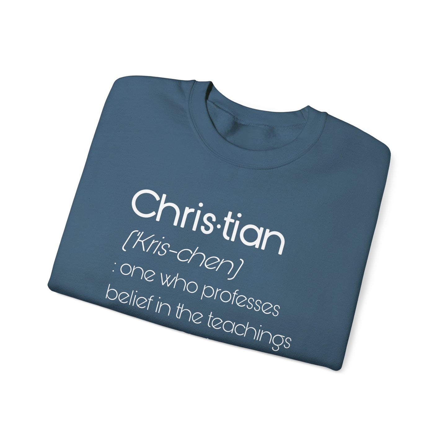 Definition of Christian Sweatshirt