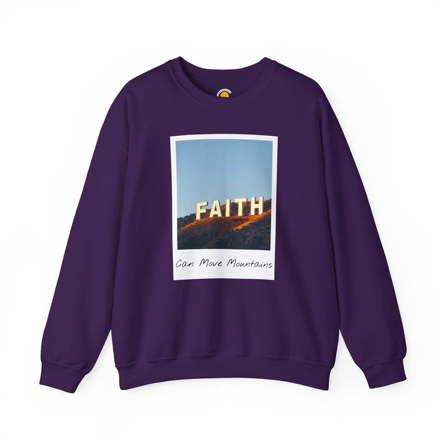 Faith Can Move Mountains Polaroid Sweatshirt