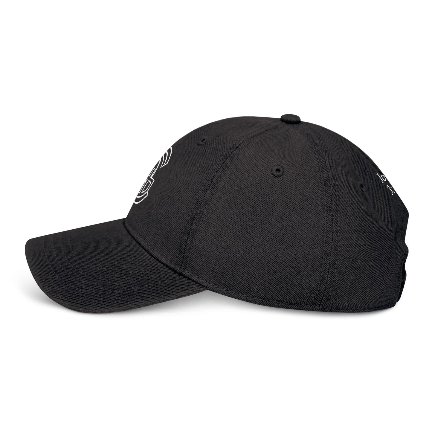 Embroidered Denim 'Child of God Logo' Hat
