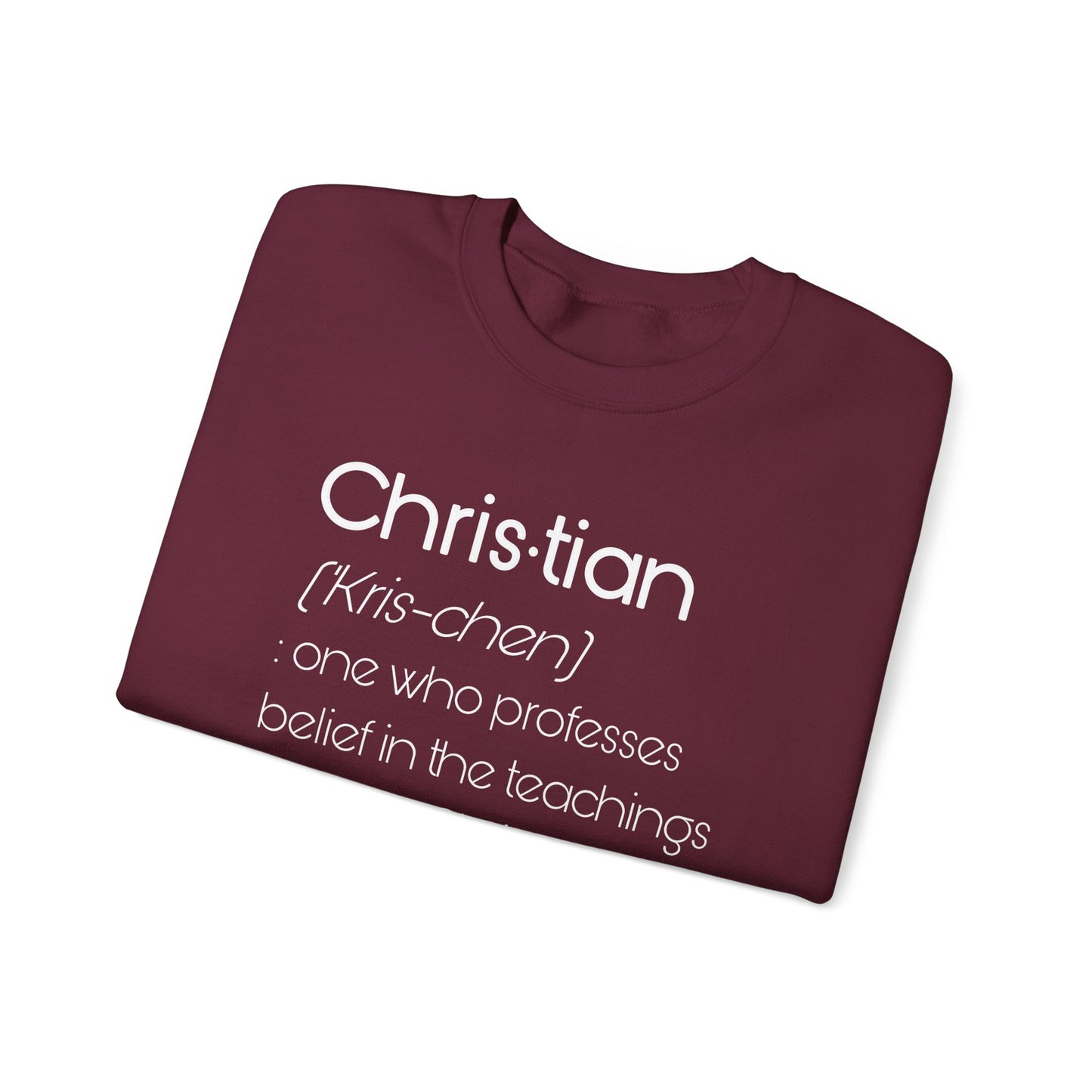 Definition of Christian Sweatshirt