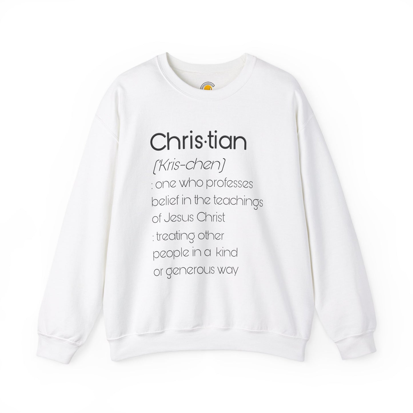 Definition of Christian Sweatshirt