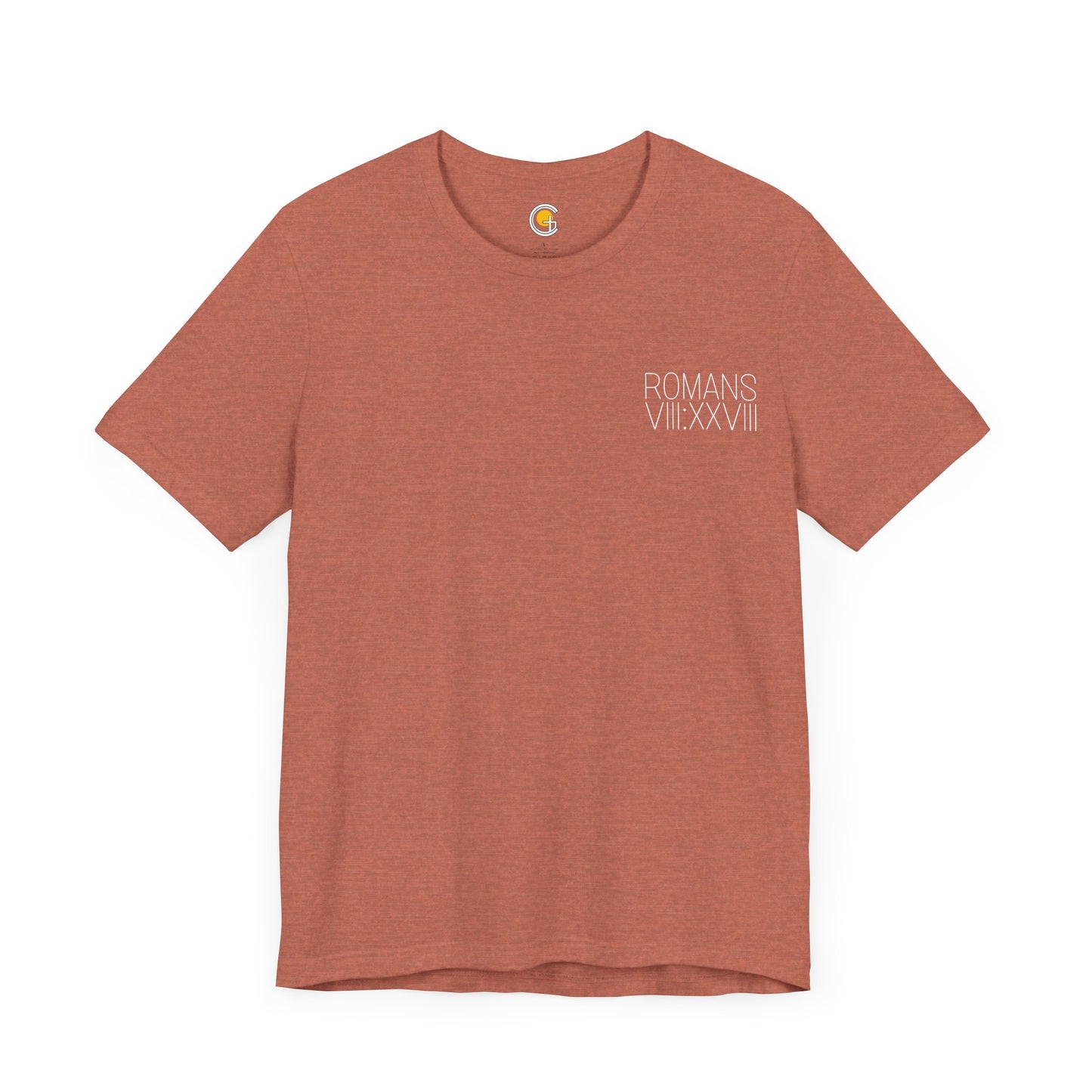 Romans 8:28 Short Sleeve Tee