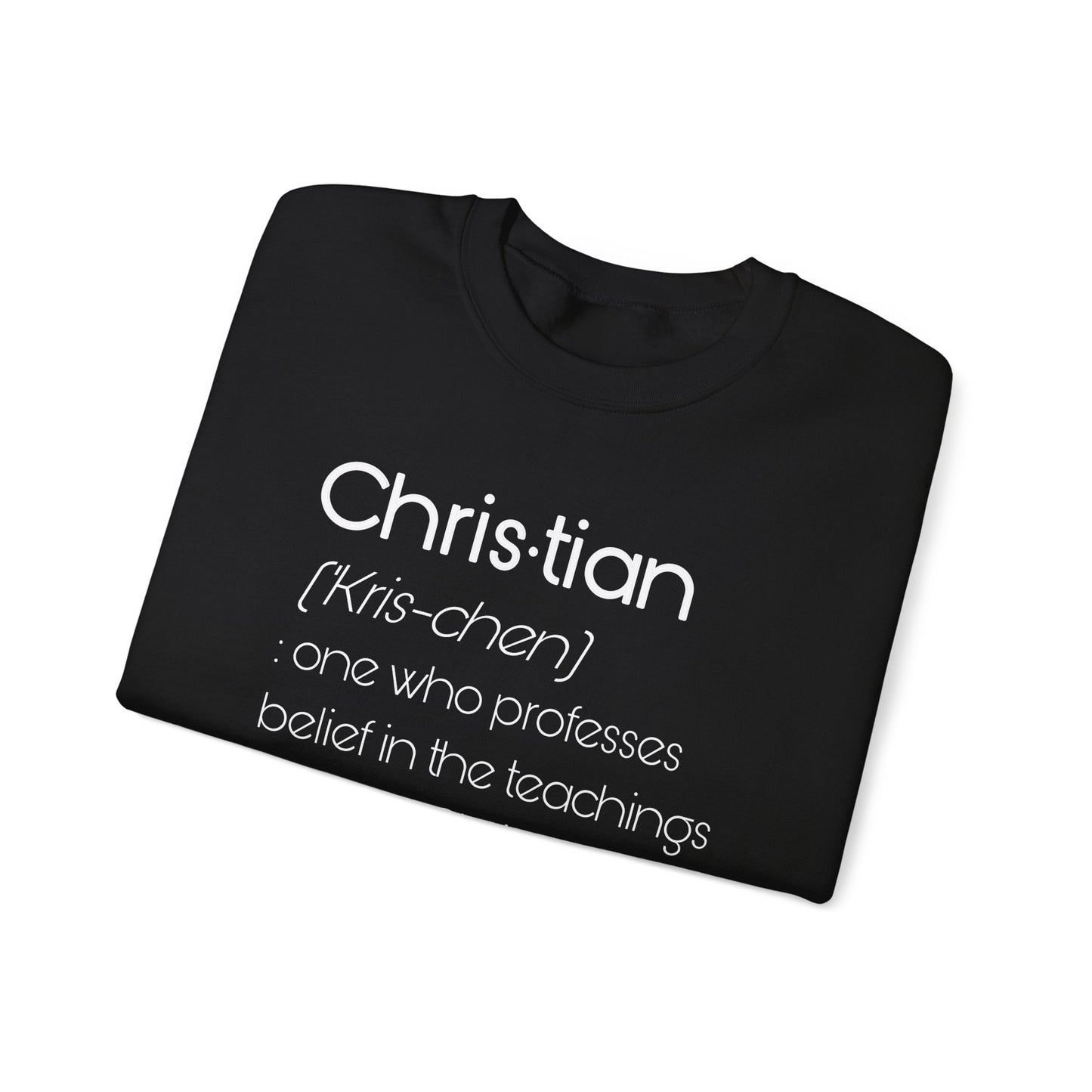 Definition of Christian Sweatshirt