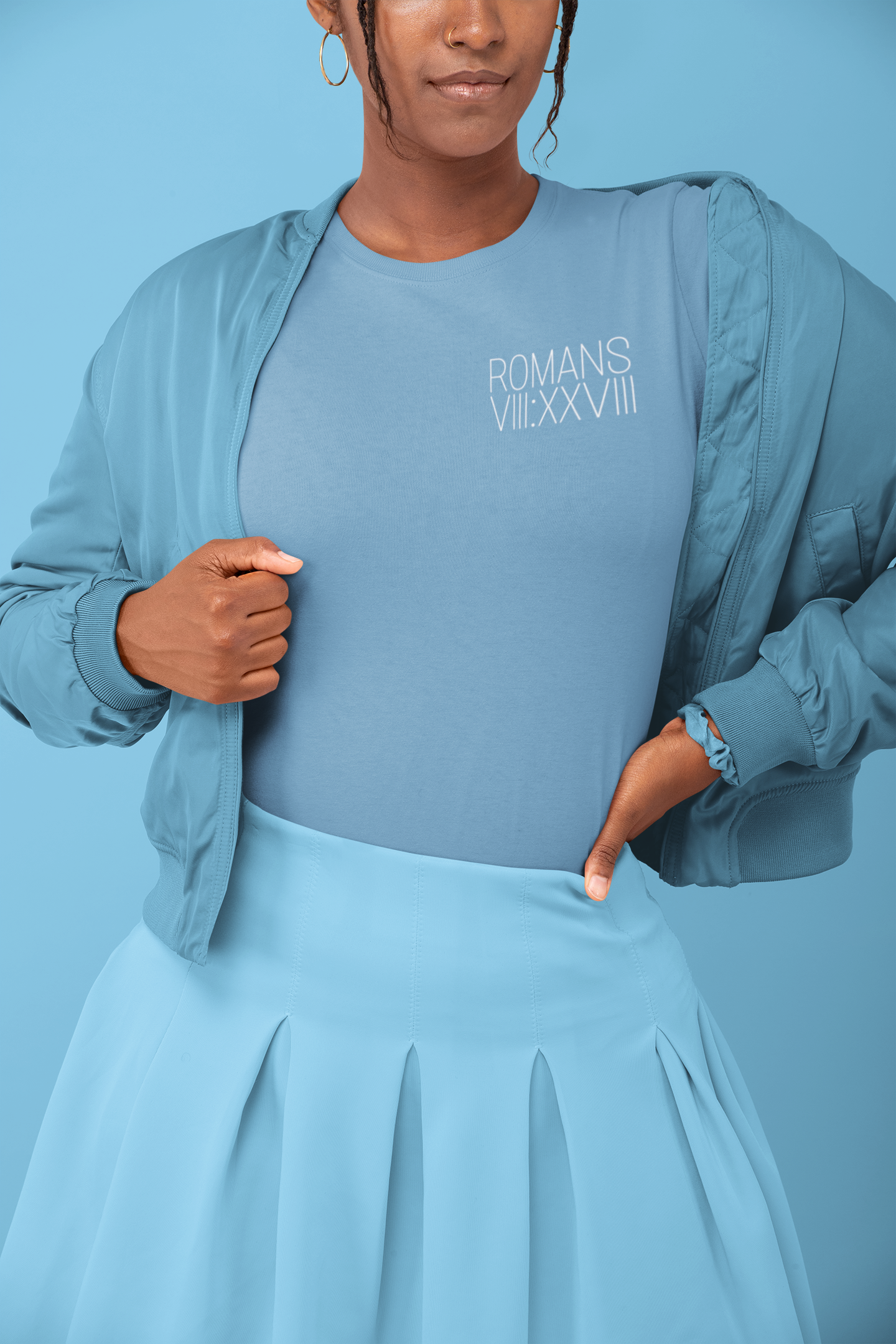 Romans 8:28 Short Sleeve Tee