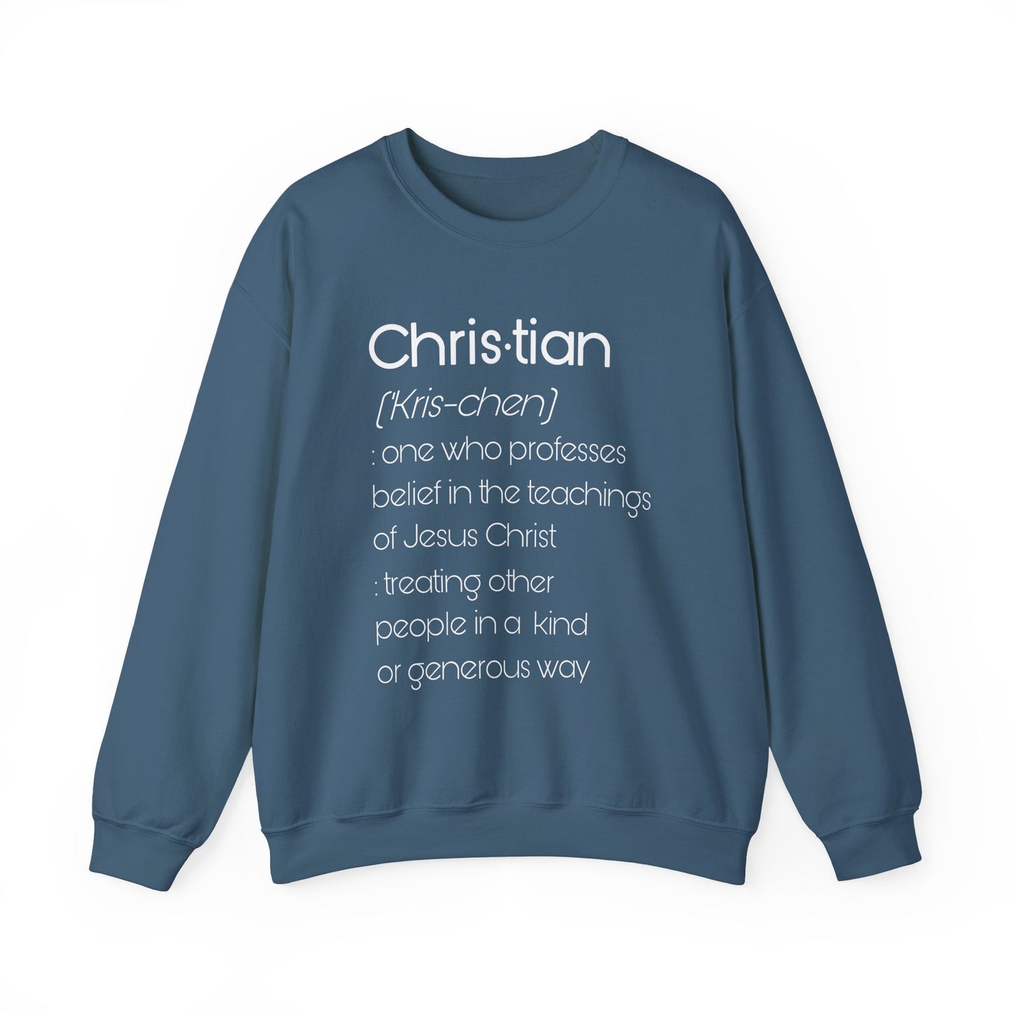 Definition of Christian Sweatshirt