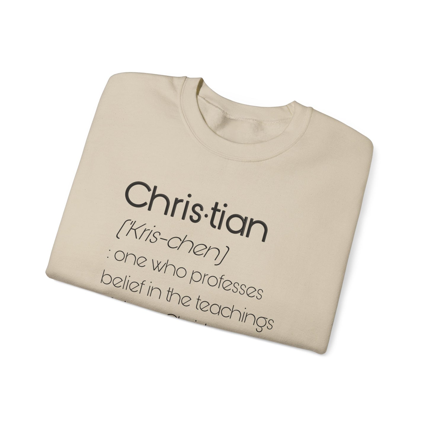 Definition of Christian Sweatshirt