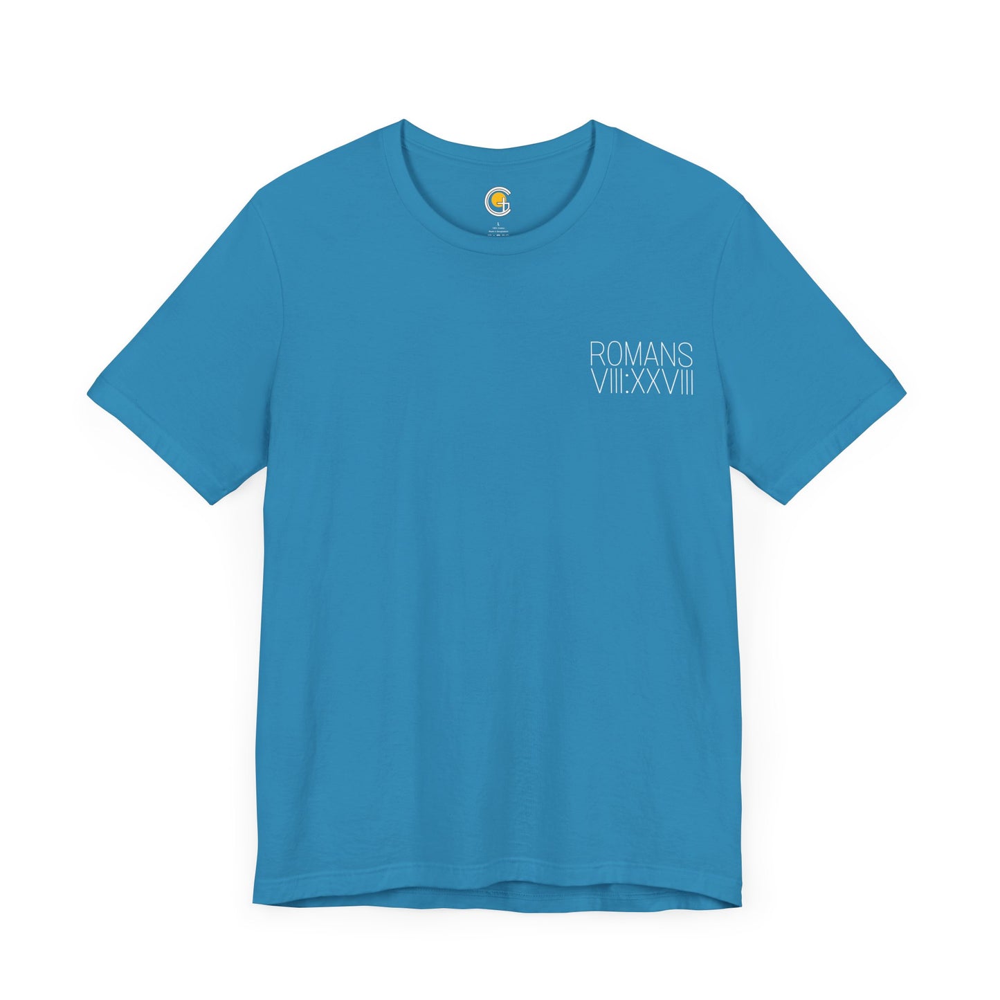 Romans 8:28 Short Sleeve Tee
