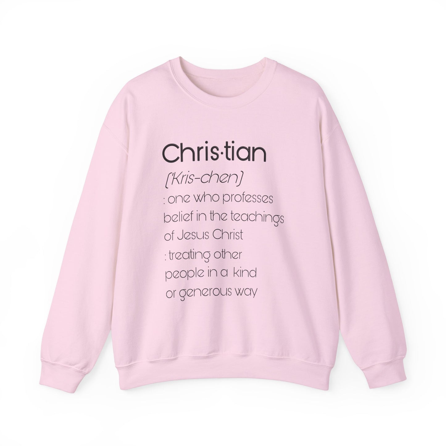 Definition of Christian Sweatshirt