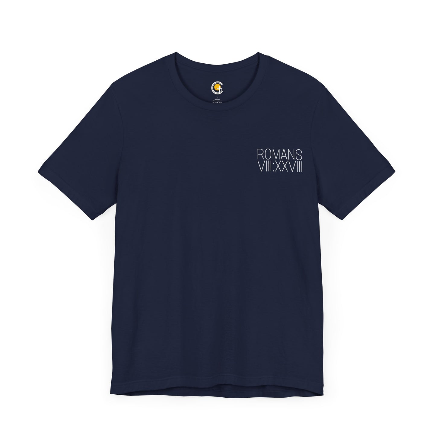 Romans 8:28 Short Sleeve Tee