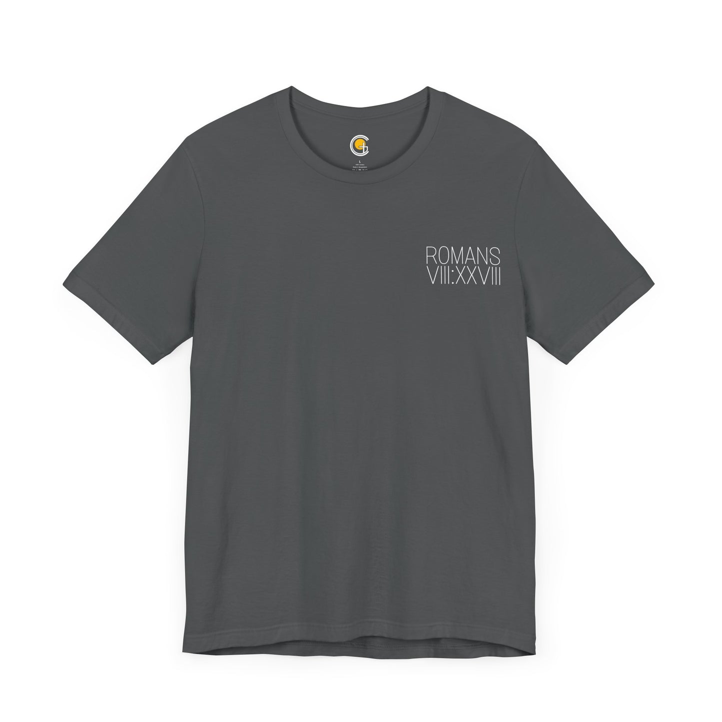 Romans 8:28 Short Sleeve Tee