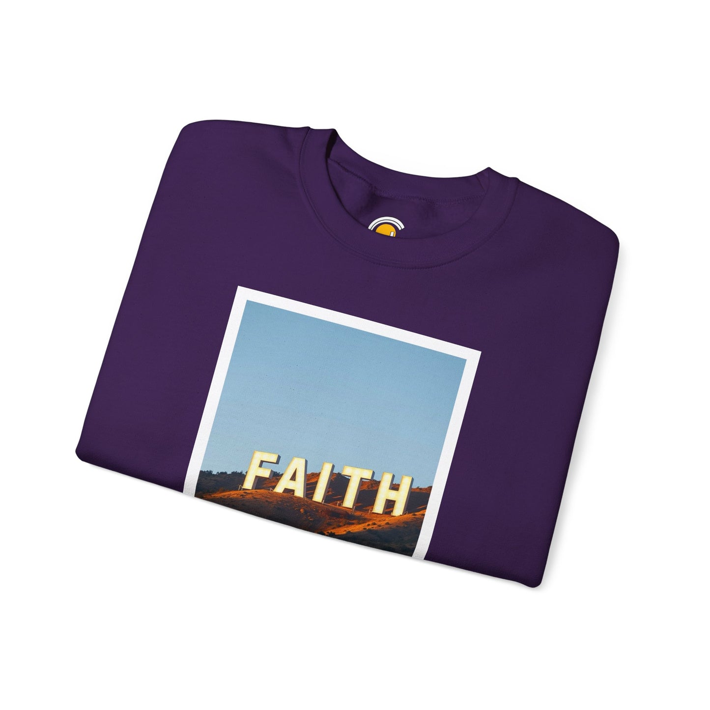 Faith Can Move Mountains Polaroid Sweatshirt