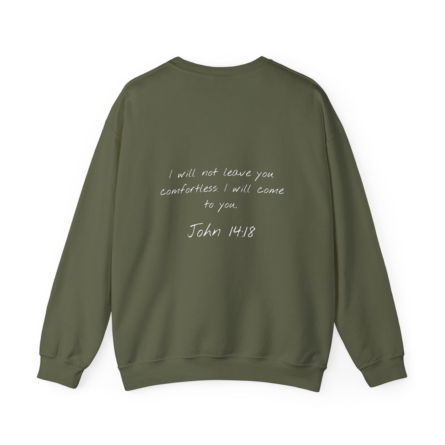“John 14:18” Unisex Crewneck Sweatshirt