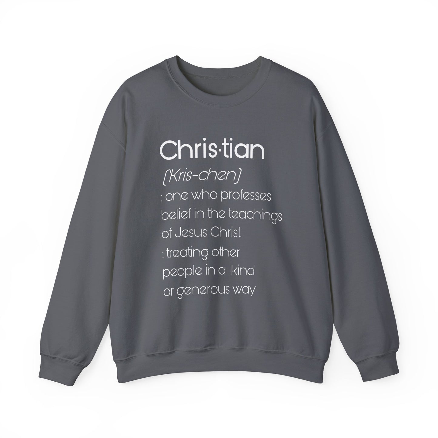 Definition of Christian Sweatshirt