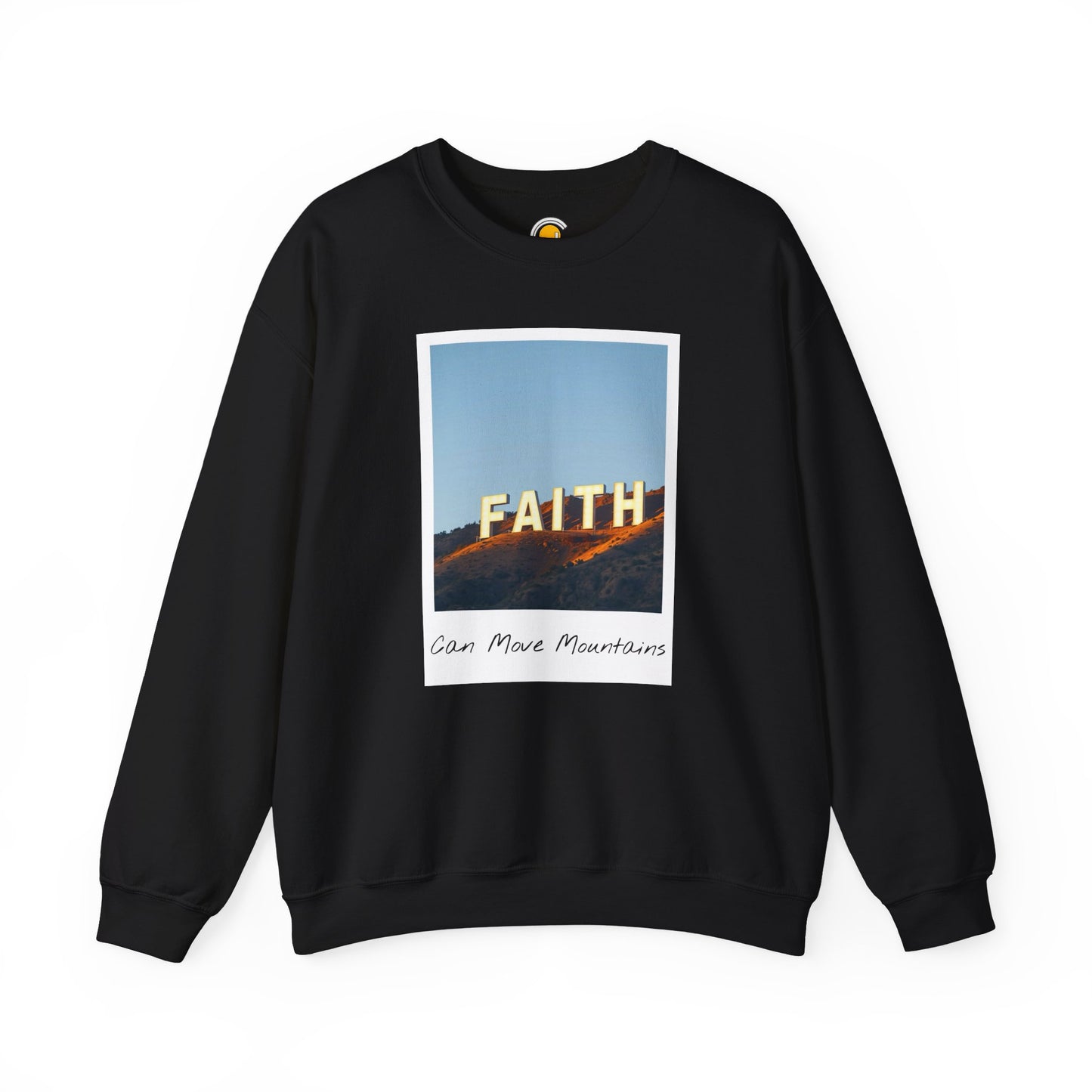 Faith Can Move Mountains Polaroid Sweatshirt
