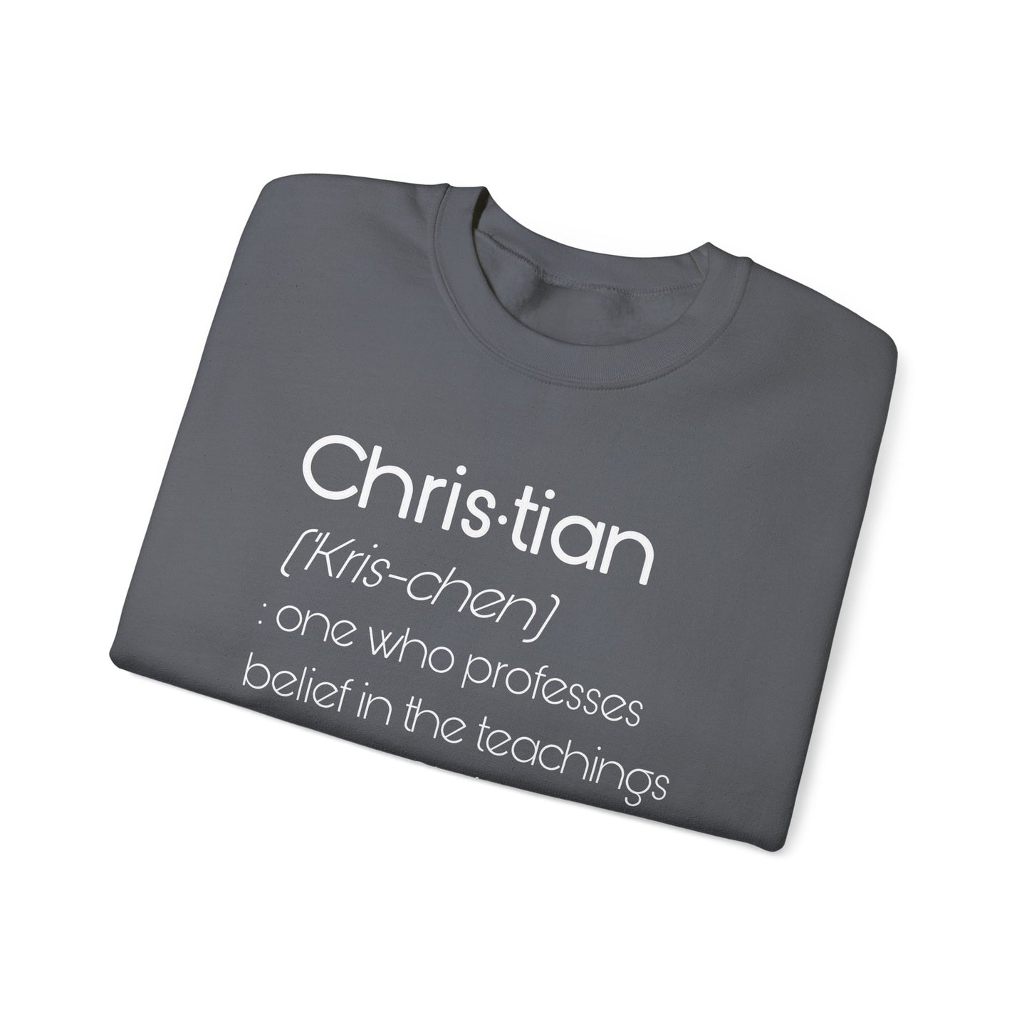 Definition of Christian Sweatshirt