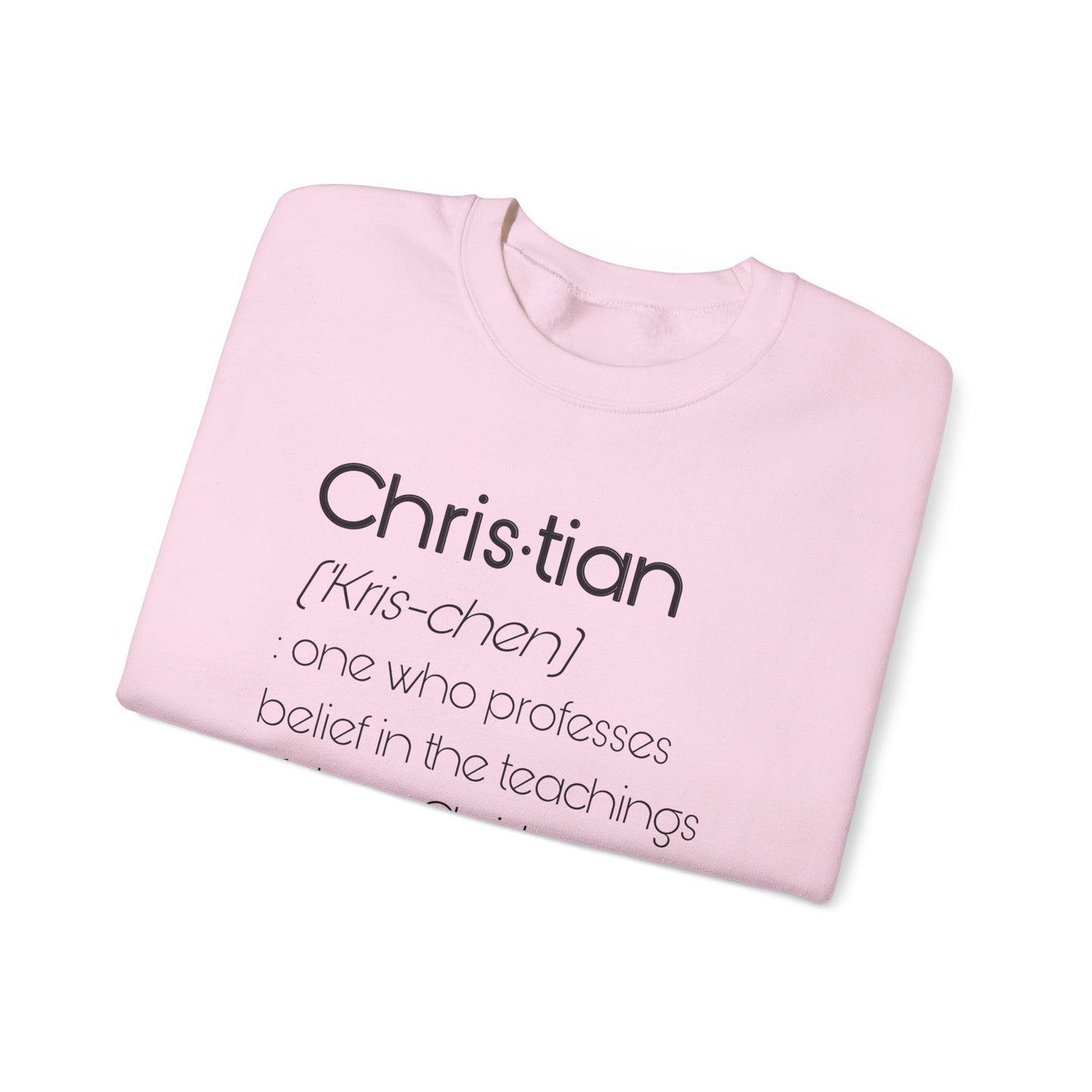 Definition of Christian Sweatshirt