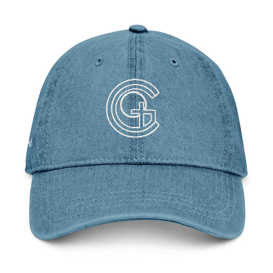 Embroidered Denim 'Child of God Logo' Hat